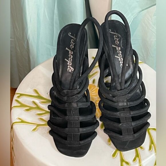 People Colette Cinched Heels Sandals/ size 39.5 - Picture 5 of 10